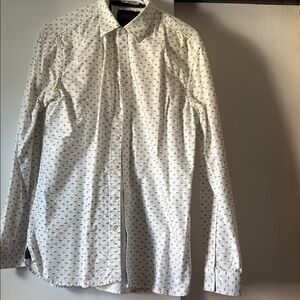 Joules White Patterned Men's Shirt